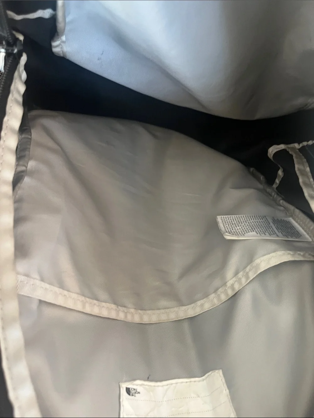 The North Face Black Backpack with Reflective Bungee